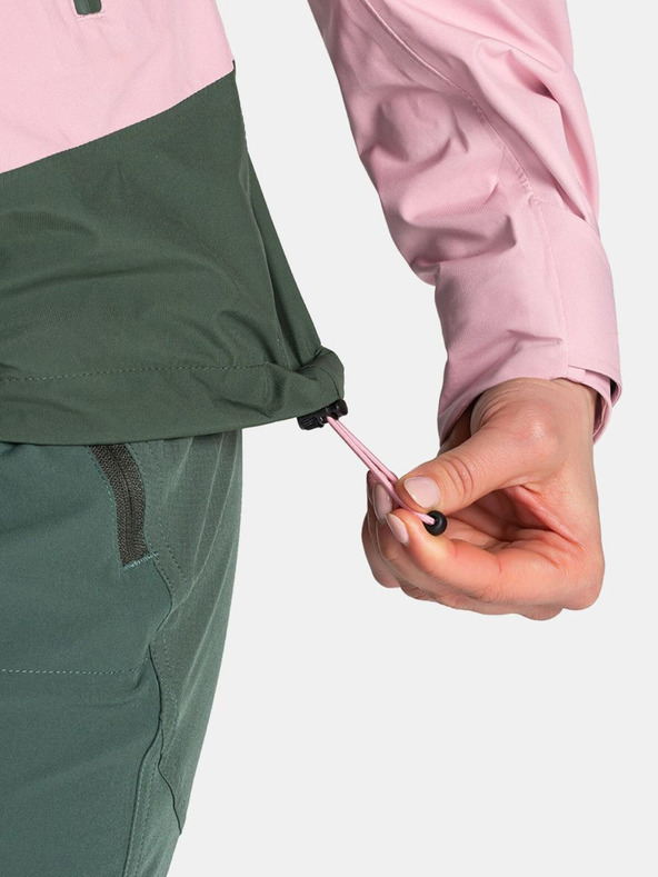 Kilpi Zöld és rózsaszín női vízálló dzseki Kilpi Mamba