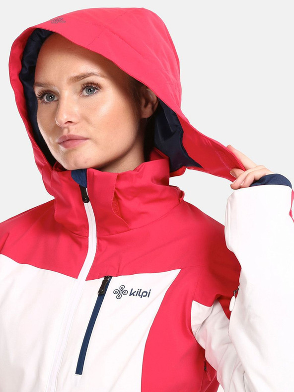 Kilpi Fehér és korallszínű női télikabát Kilpi Valera-W