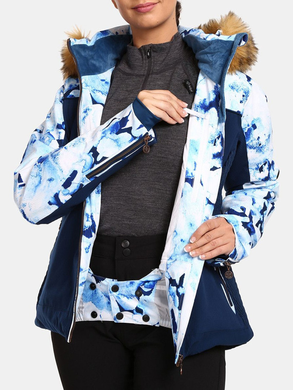Kilpi Sötétkék női sífűtéses kabát Kilpi Lena-W