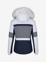 Kilpi Fehér és sötétkék női téli sí kabát Kilpi Alsa-W
