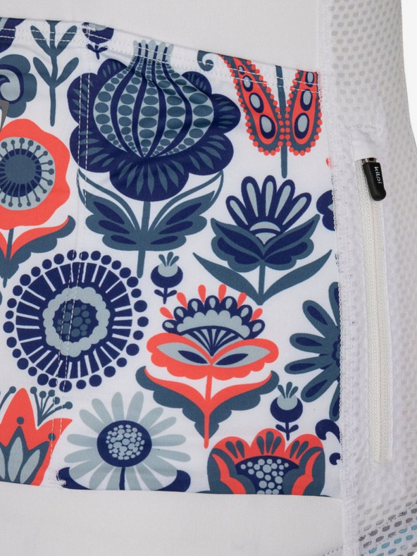 Kilpi Kék-fehér női virágos kerékpáros trikó Kilpi ORETI