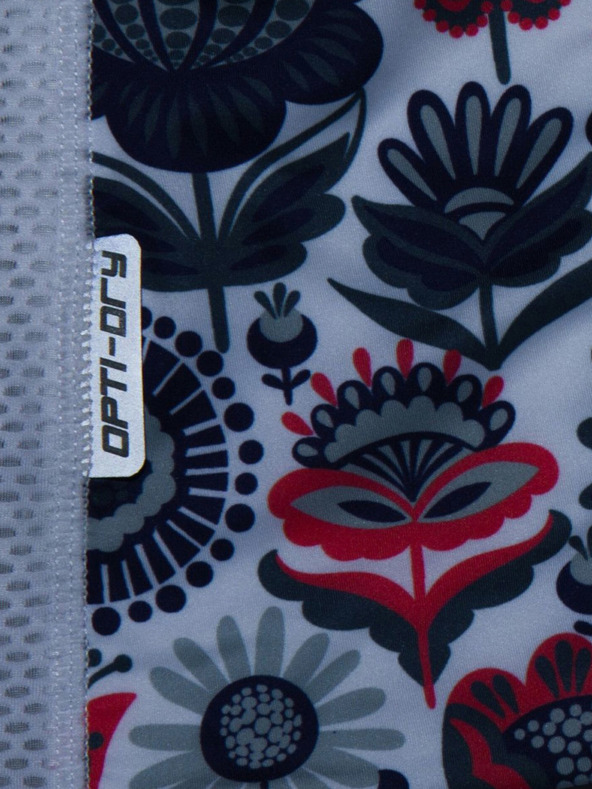 Kilpi Kék-fehér női virágos kerékpáros trikó Kilpi ORETI