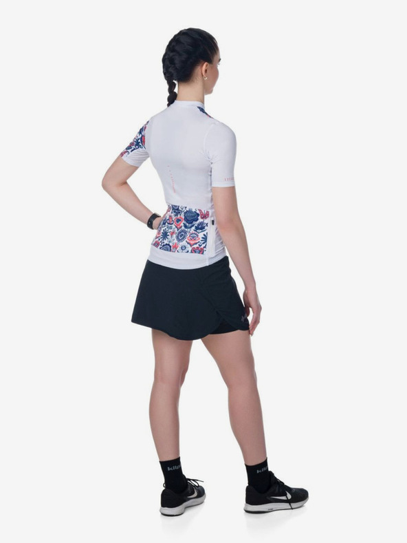 Kilpi Kék-fehér női virágos kerékpáros trikó Kilpi ORETI