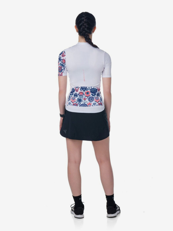 Kilpi Kék-fehér női virágos kerékpáros trikó Kilpi ORETI