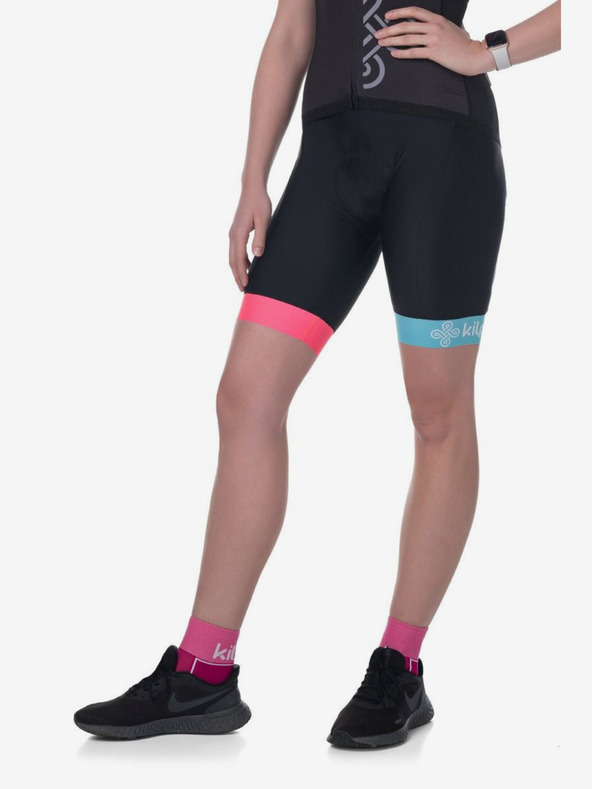 Kilpi Türkiz és fekete női Kilpi MURIA kerékpáros rövidnadrág Kilpi MURIA női kerékpáros rövidnadrág