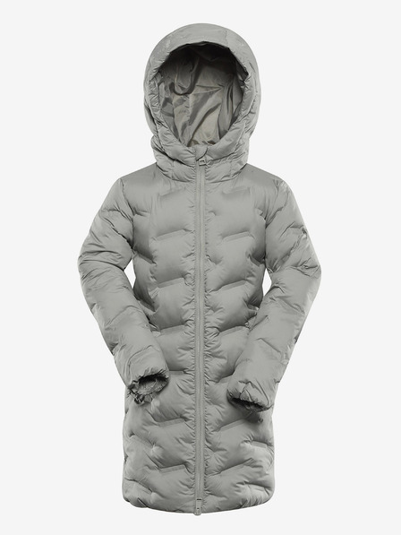 ALPINE PRO Szürke lányok Hi-Therm kabát vízszigeteléssel Alpine Pro Awedo