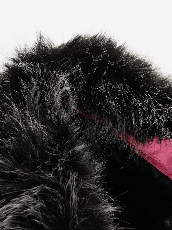 ALPINE PRO Rózsaszín lánykabát PTX Alpine Pro Werdo membránnal