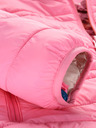 ALPINE PRO Gyerekek megfordítható kabát hi-therm ALPINE PRO DOUWO rózsaszínű