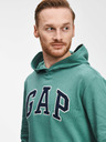 GAP Gap logós kapucnis pulóver GAP