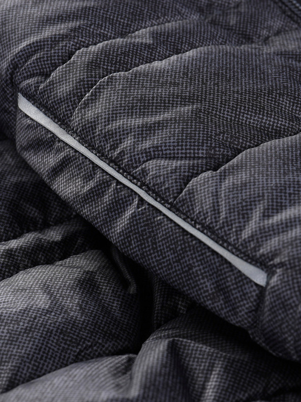 ALPINE PRO Gyermek fordítható kabát hi-therm ALPINE PRO DOUWO fekete