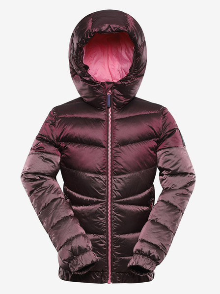 ALPINE PRO Gyermek hi-therm dzseki impregnálással ALPINE PRO GROLLO rózsaszínű