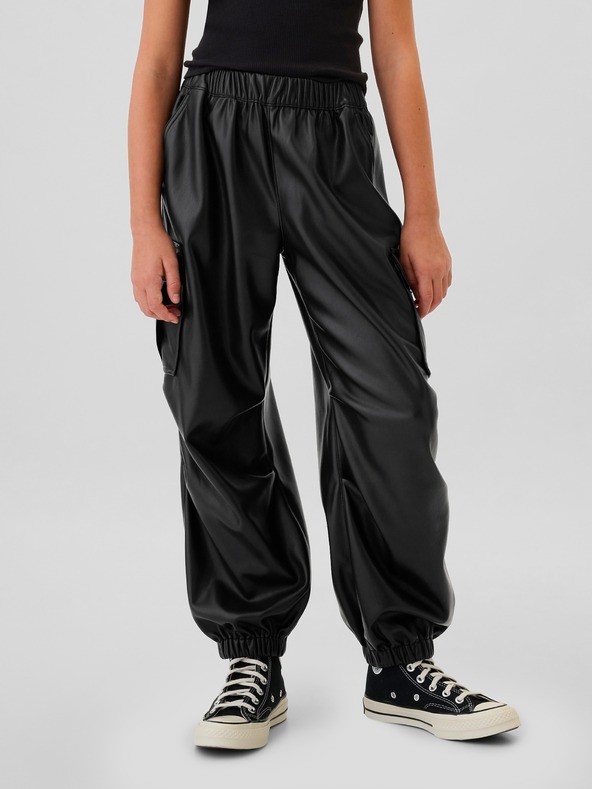 GAP Gyerek műbőr cargo nadrág GAP