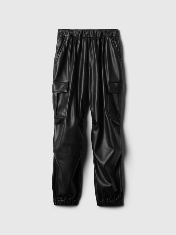 GAP Gyerek műbőr cargo nadrág GAP