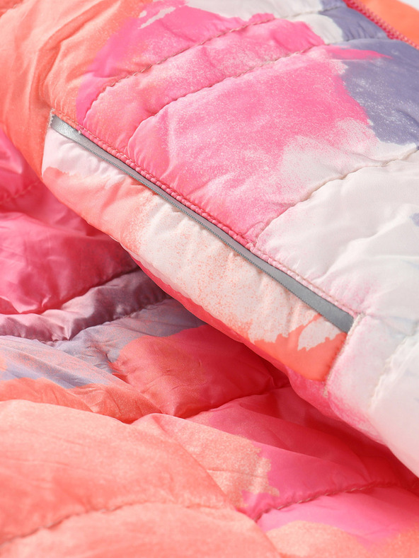 ALPINE PRO Gyermek fordítható kabát hi-therm ALPINE PRO DOUWO narancssárga színben