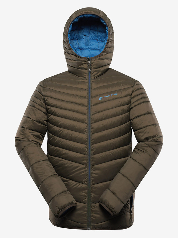 ALPINE PRO Zöld férfi fordítható dzseki Hi-Therm Alpine Pro Eroma Hi-Therm Alpine Pro Erom