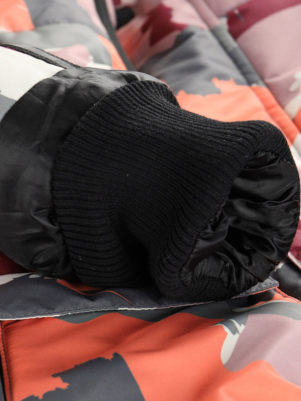 ALPINE PRO Szürkés-rózsaszín lánykabát PTX Alpine Pro Werdo membránnal