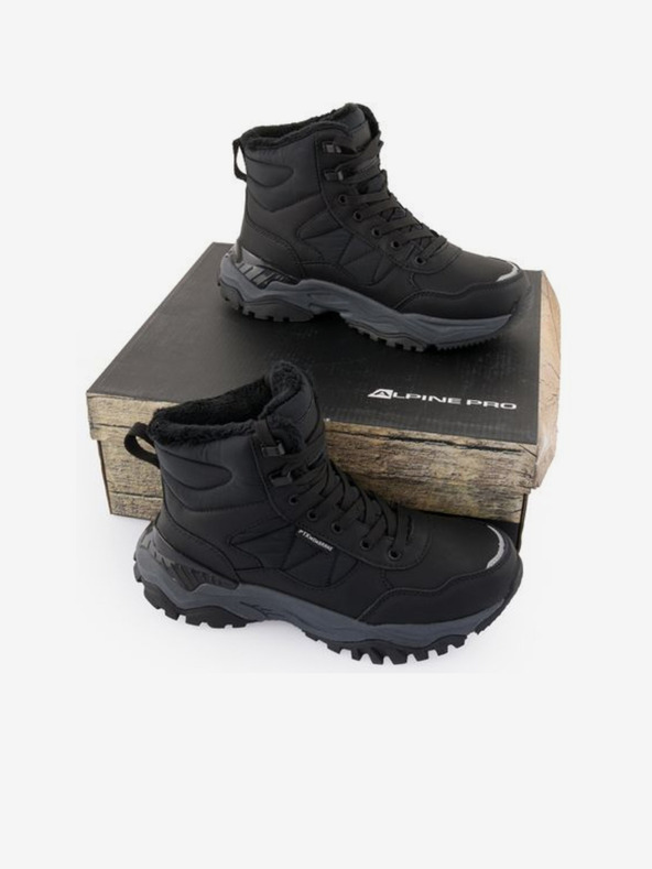 ALPINE PRO Fekete női Alpine Pro ONIHA bokacsizma