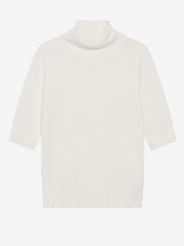 Orsay ORSAY háromnegyedes ujjú fehér garbó