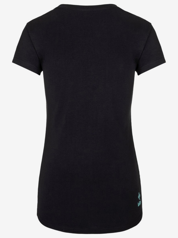 Kilpi Fekete női nyomtatott sportpóló Kilpi TORNES