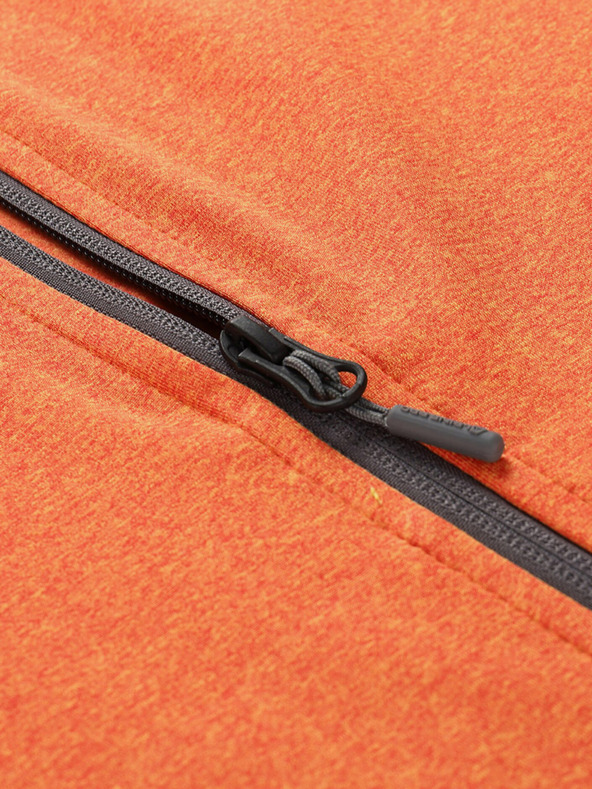 ALPINE PRO Narancssárga férfi Alpine Pro GOLL gyorsszárító melegítőfelső