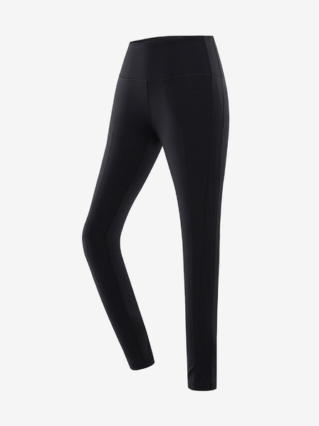 ALPINE PRO Fekete női Alpine Pro DERTA sport leggings
