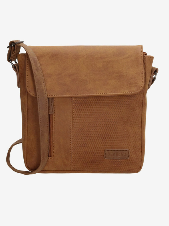 Beagles Kézitáska Beagles Brunete válltáska 1,5 l Cognac