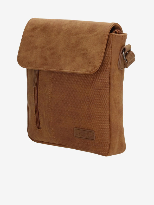 Beagles Kézitáska Beagles Brunete válltáska 1,5 l Cognac