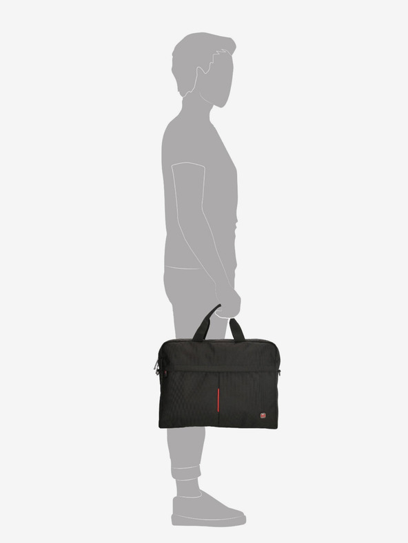 Enrico Benetti Enrico Benetti Cornell 17" notebook táska Fekete