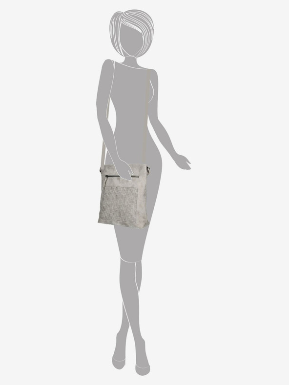 Enrico Benetti Enrico Benetti Dynthe 78004 Világosszürke kézitáska Enrico Benetti Dynthe 78004 Világosszürke kézitáska