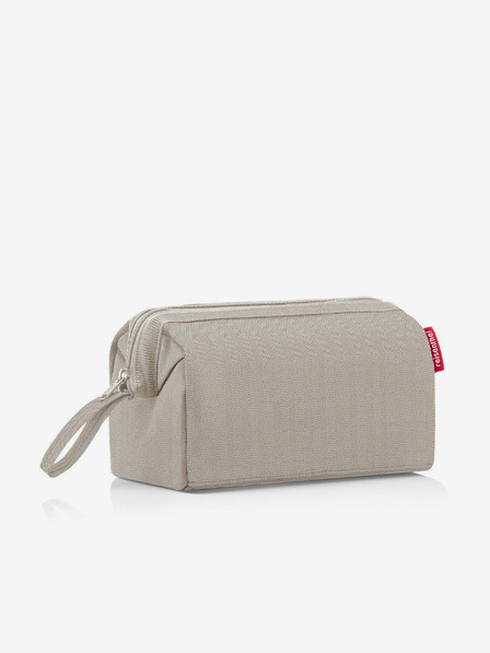 Reisenthel Beige Reisenthel női kozmetikai táska Travelcosmetic Herringbone Sand
