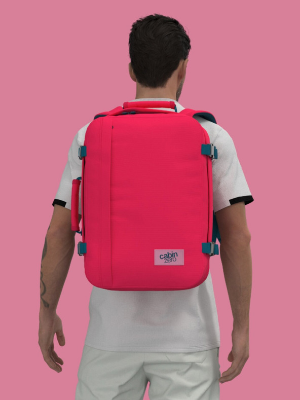 CabinZero Piros Hátizsák CabinZero Classic 36L Miami magenta