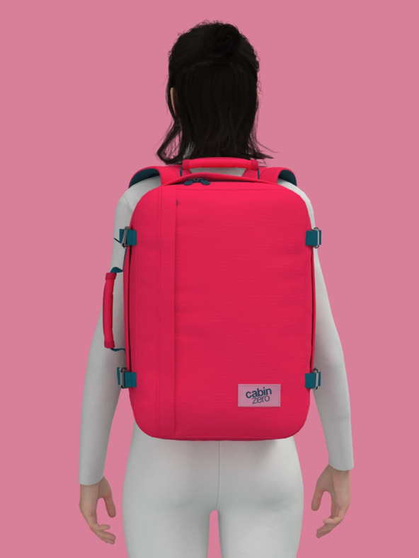 CabinZero Piros Hátizsák CabinZero Classic 36L Miami magenta