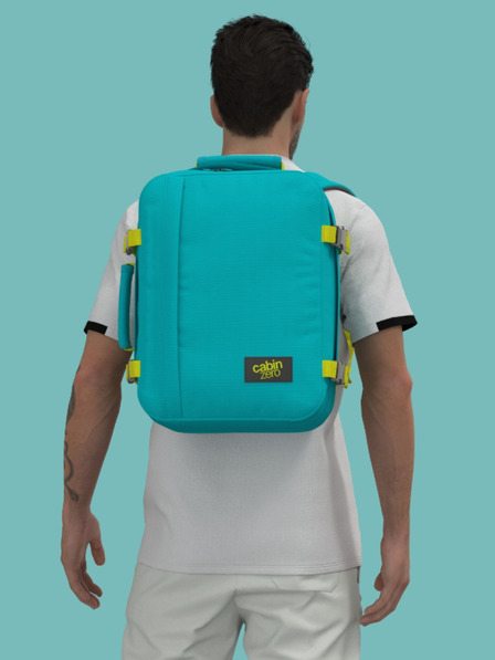 CabinZero Türkiz Hátizsák CabinZero Classic 28L Aqua lagoon Türkiz Hátizsák CabinZero Classic 28L Aqua lagoon
