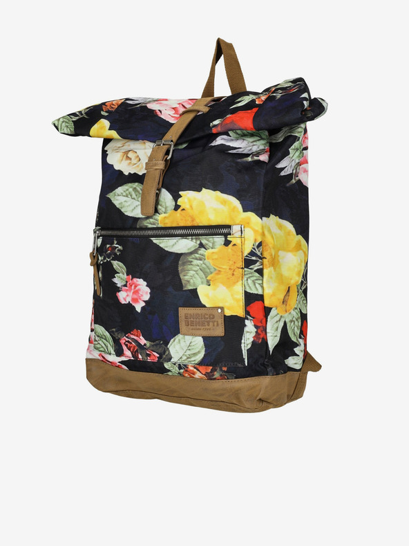 Enrico Benetti Santiago 15" Notebook Backpack Multi Roses Hátizsák