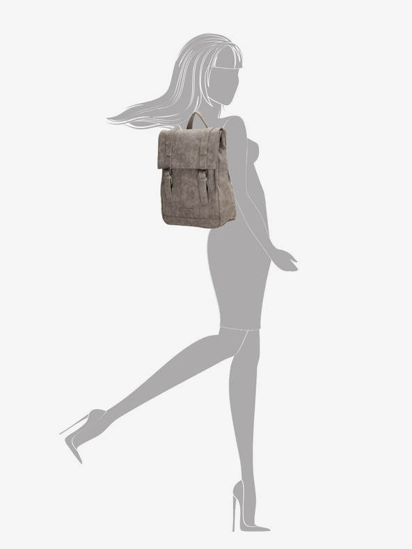 Enrico Benetti Hátizsák Enrico Benetti Amy Hátizsák 8 l Medium Szürke