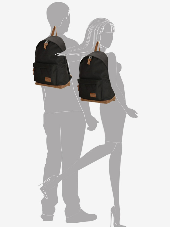 Enrico Benetti Hátizsák Enrico Benetti Santiago notebook hátizsák 19 l Fekete