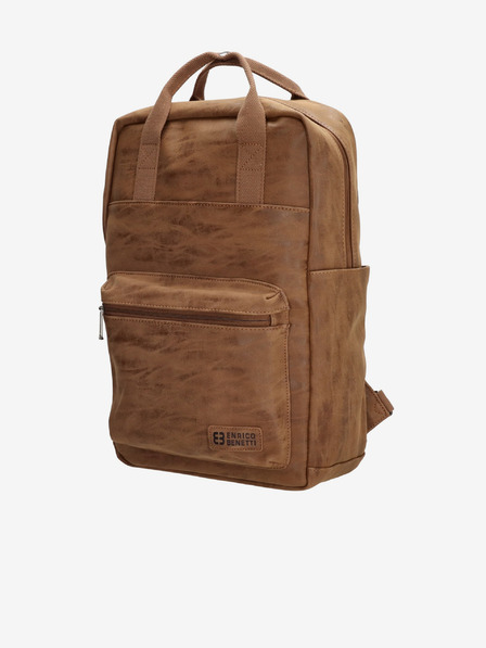 Enrico Benetti Hátizsák Enrico Benetti Rotterdam 13" Notebook Hátizsák Camel Enrico Benetti Rotterdam 13" Notebook Hátizsák Camel