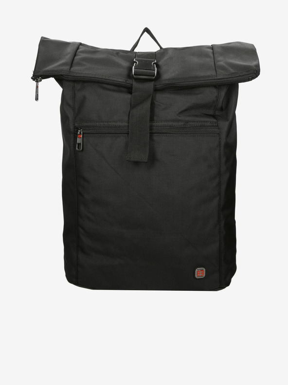 Enrico Benetti Enrico Benetti Cornell 17" notebook hátizsák Roll Top Fekete