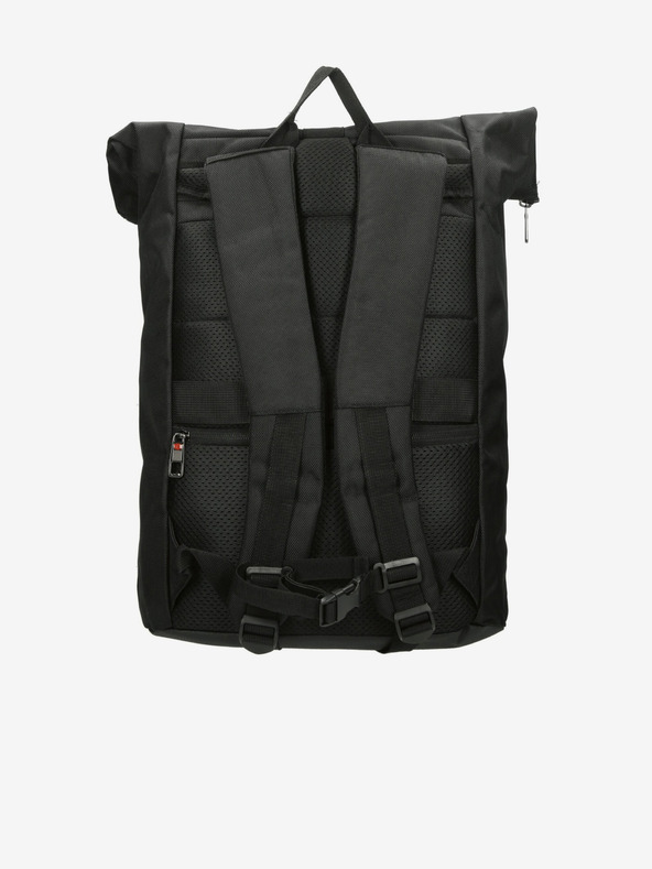 Enrico Benetti Enrico Benetti Cornell 17" notebook hátizsák Roll Top Fekete