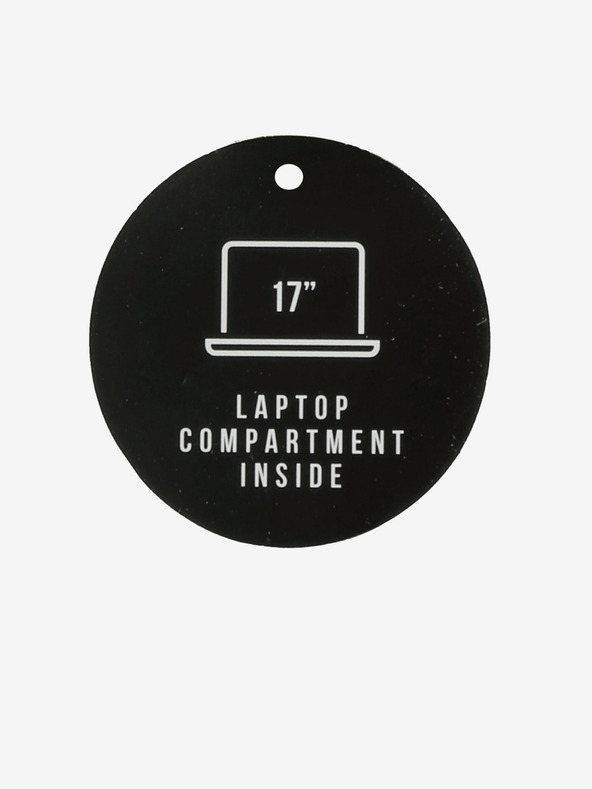 Enrico Benetti Enrico Benetti Cornell 17" notebook hátizsák Roll Top Fekete