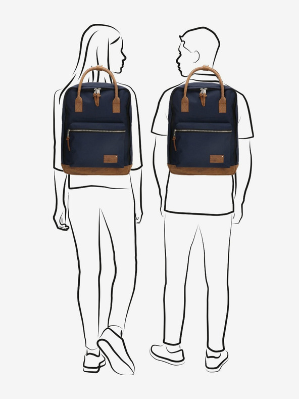 Enrico Benetti Hátizsák Enrico Benetti Santiago notebook hátizsák 17 l Kék