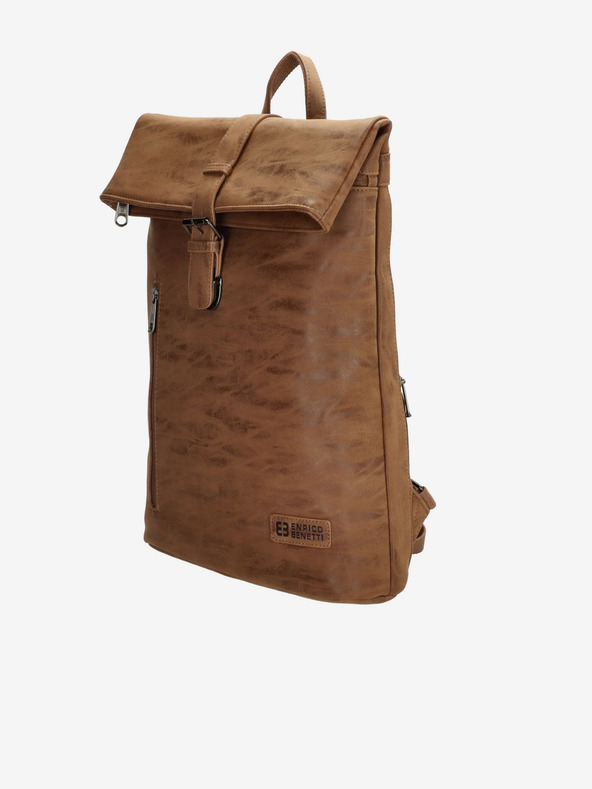 Enrico Benetti Hátizsák Enrico Benetti Rotterdam 15" notebook hátizsák 15 l Camel