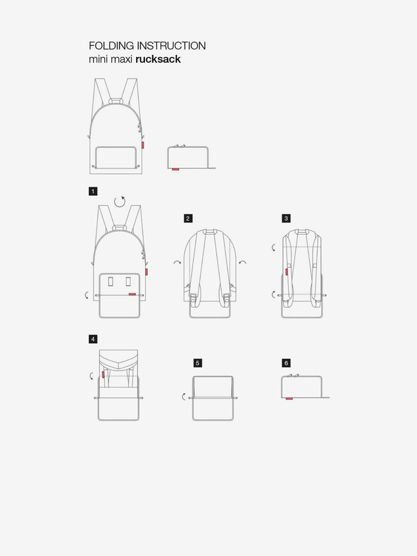 Reisenthel Mini Maxi Rucksack Dots Hátizsák