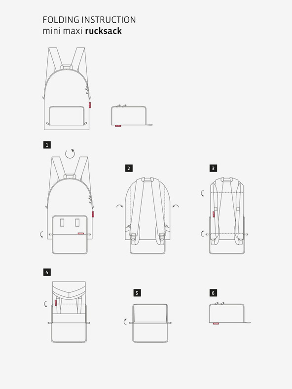 Reisenthel Fekete pöttyös hátizsák Reisenthel Mini Maxi hátizsák pöttyös fehér