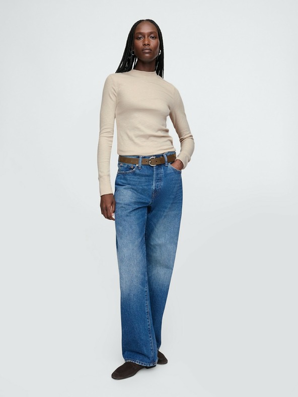 GAP Bordás kötött póló GAP