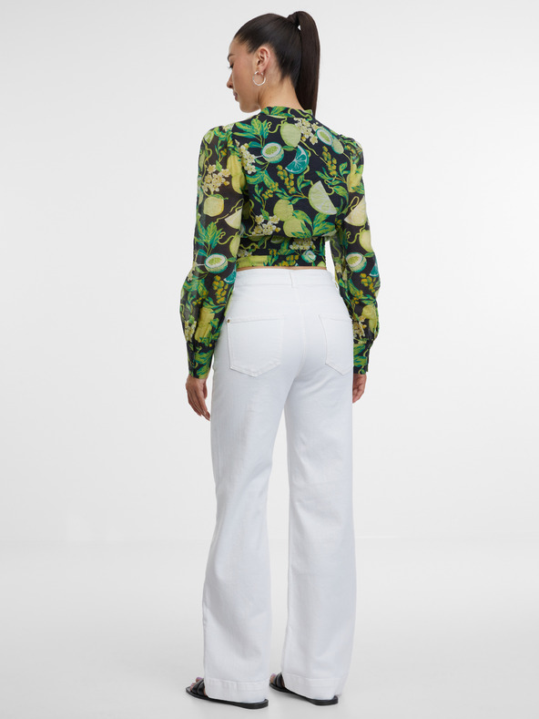 Orsay ORSAY fehér női széles szárú farmer