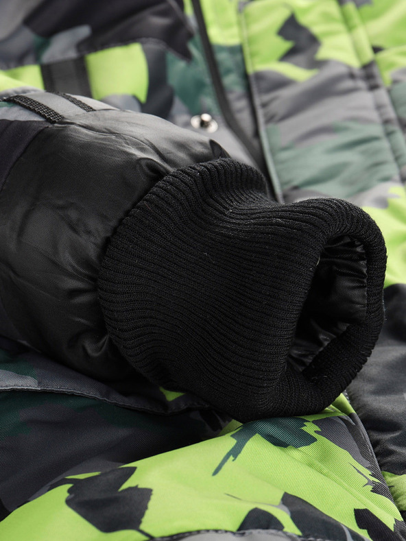 ALPINE PRO Zöldszürke lány kabát PTX Alpine Pro Werdo membránnal