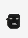 Karl Lagerfeld Rue St Guillaume szilikon tok az Airpods 1/2 fekete Karl Lagerfeld készülékhez