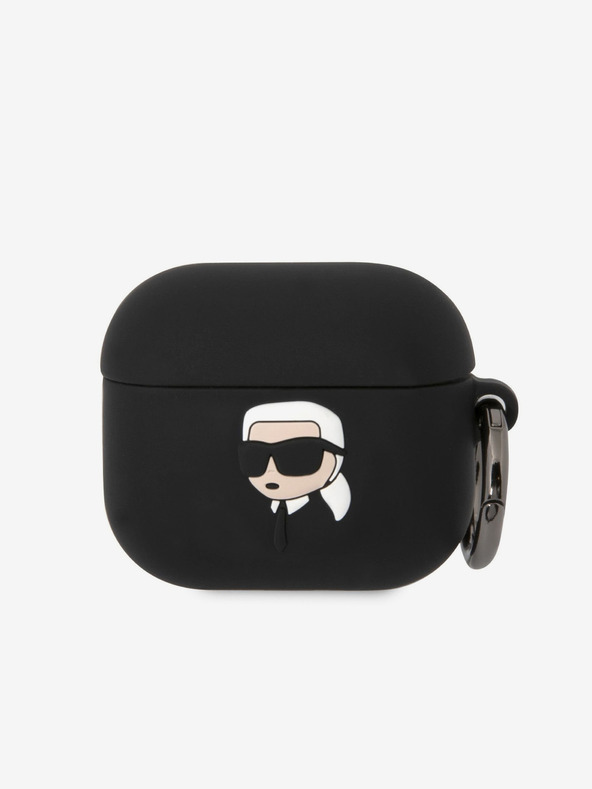 Karl Lagerfeld 3D Logo NFT Karl Head szilikon tok az Airpods 3-hoz Fekete Karl Lagerfeld 3D Logo NFT Karl Head szilikon tok az Airpods 3-hoz Fekete Karl Lagerfeld