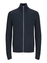 Jack & Jones Sötétkék férfi Jack & Jones cipzáras pulóver